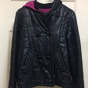 Marc by Marc Jacobs Down Peacoat with Hood